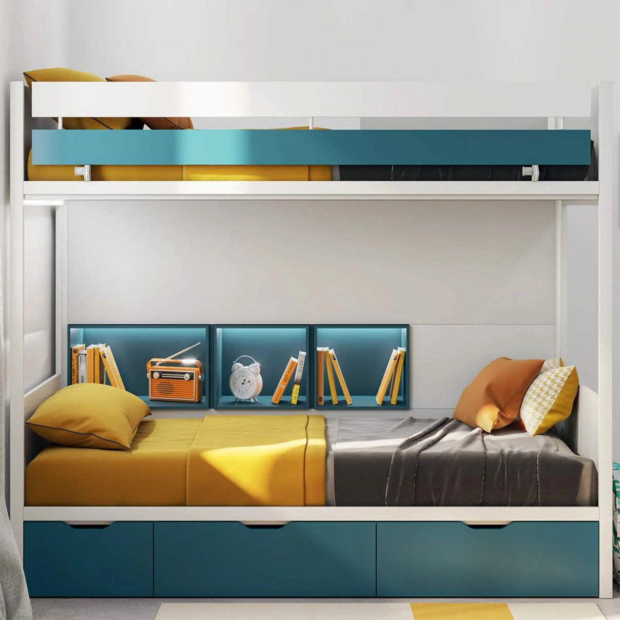 castello blu e bianco