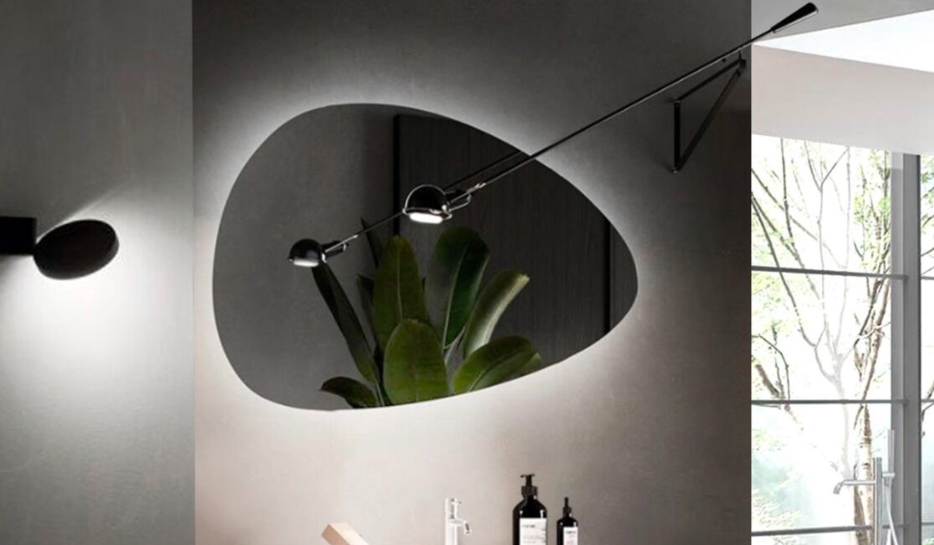 Specchio ovale di design made in Italy 