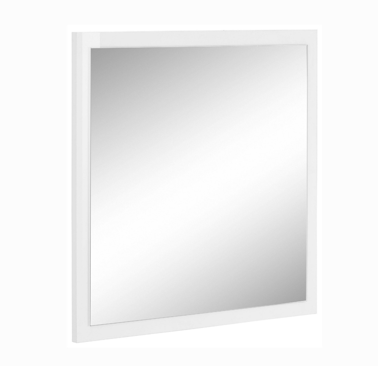 specchiera quadrata bianca