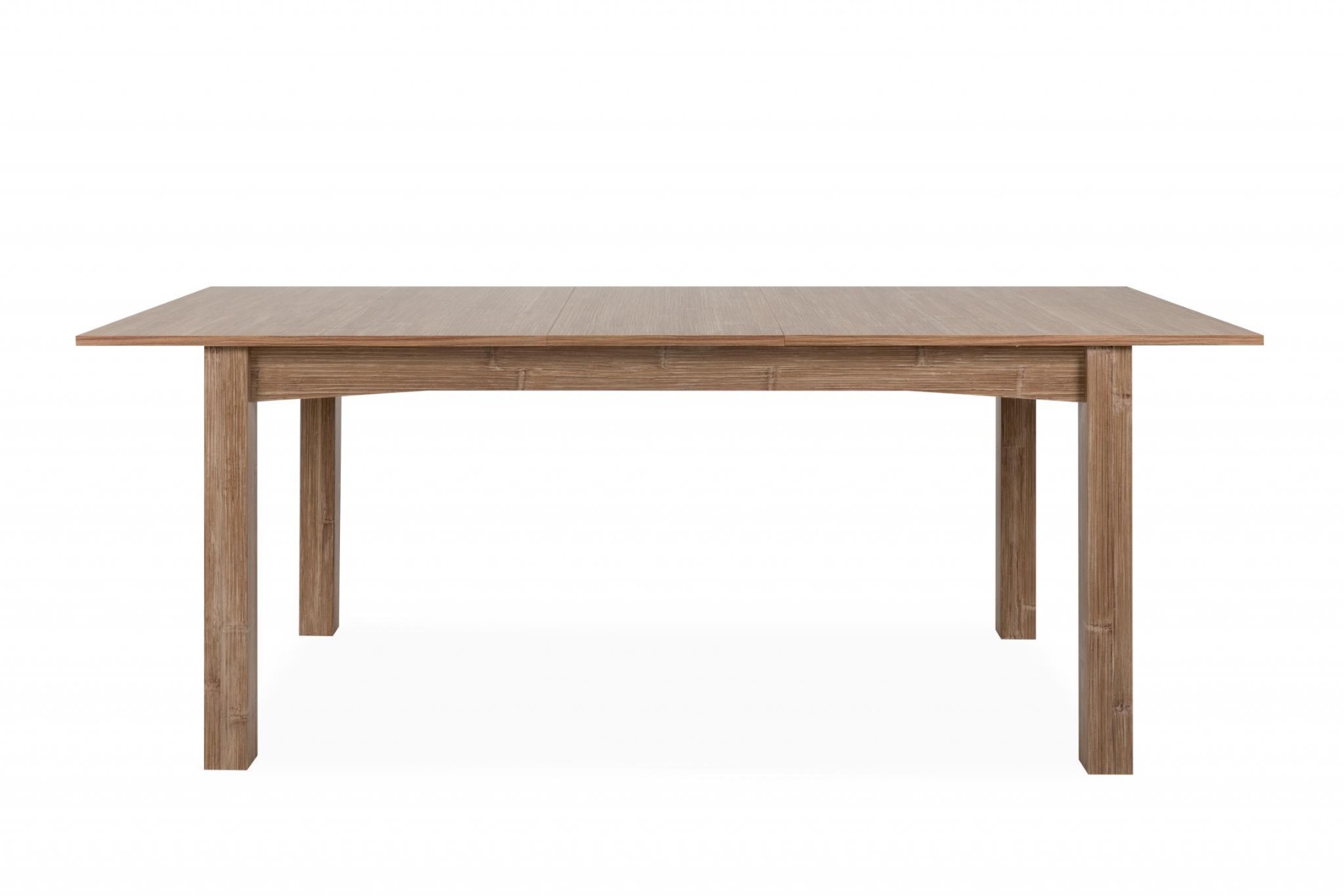 Tavolo contemporaneo allungabile L.160 finitura Bamboo