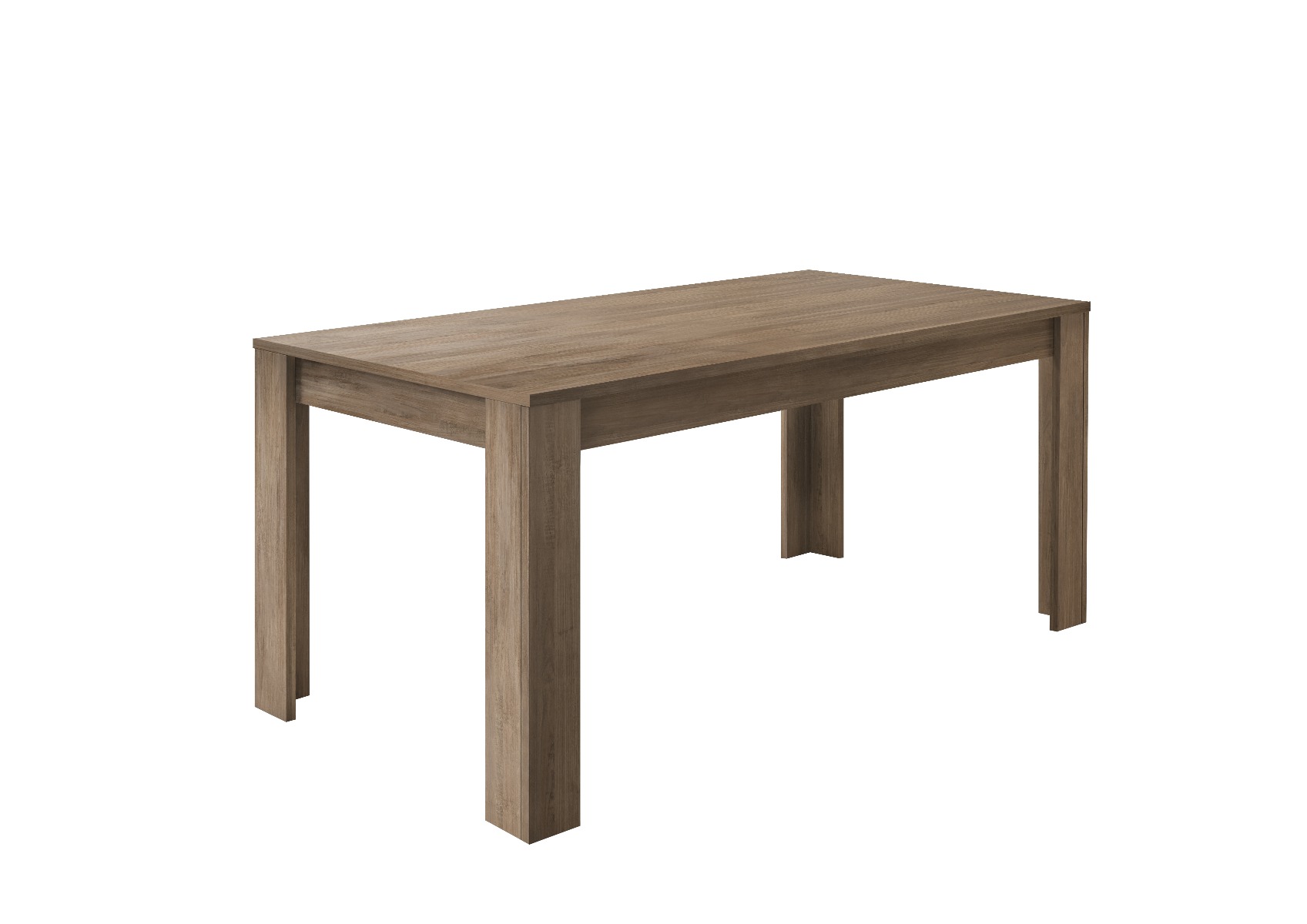 Offerta tavolo moderno in finitura Mercure, allungabile