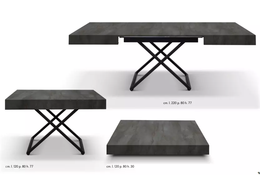 tavolino moderno rovere rustico offerta