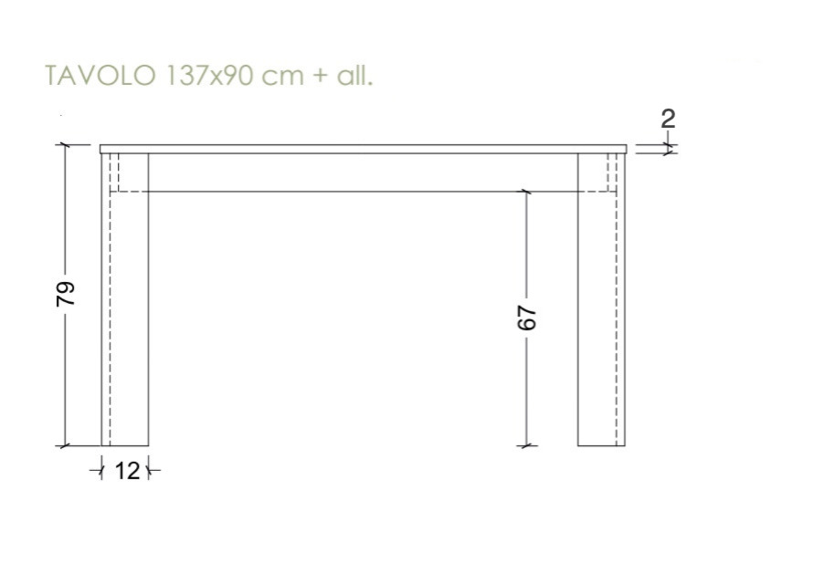tavolo cashmere e cadiz