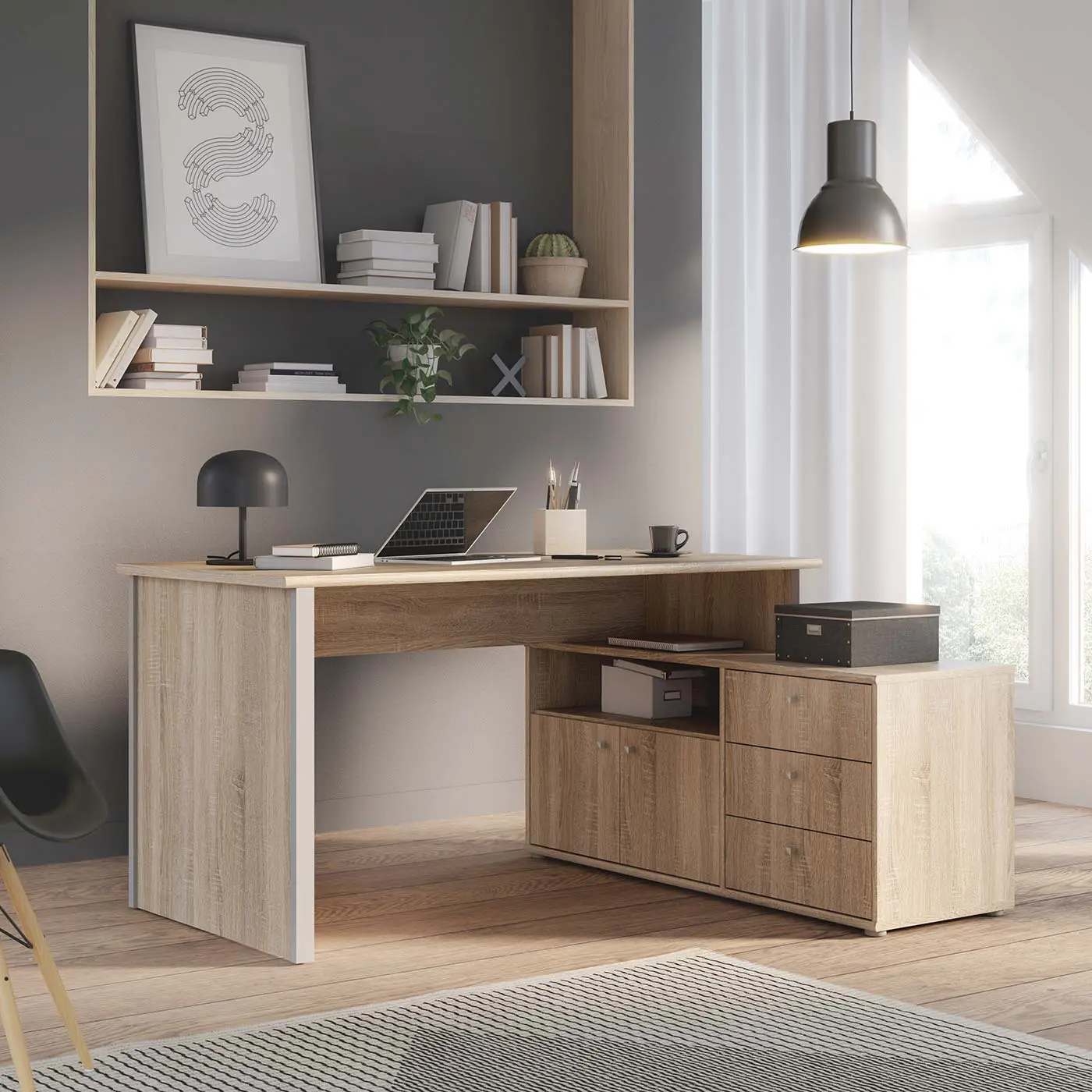 scrivania conveniente