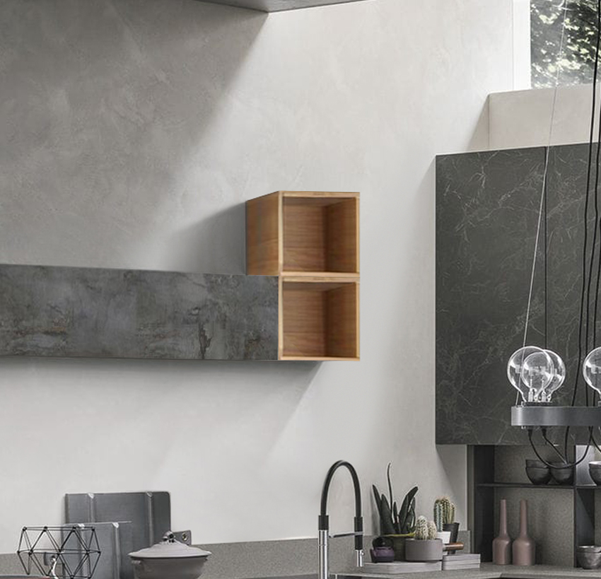 Vano a giorno per cucina, Noce stelvio