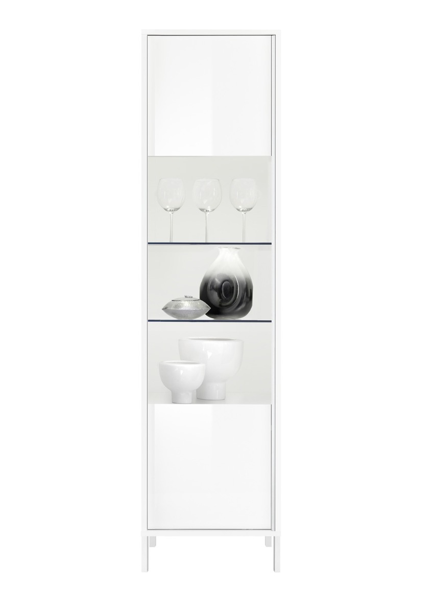 Vetrina 1 anta, stile moderno