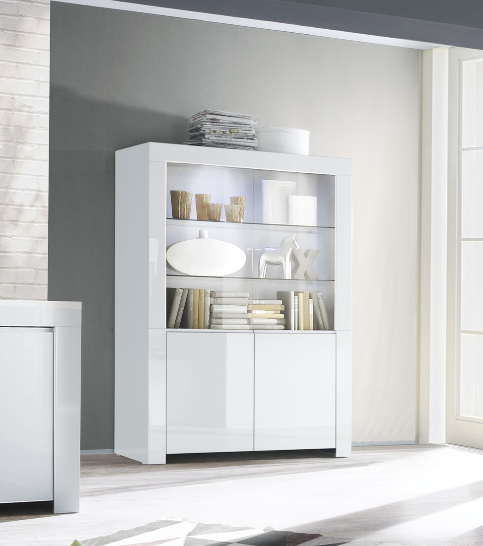 Vetrina moderna 2 colonne, di design, Alba