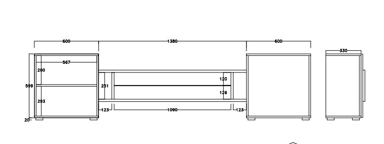 Mobile porta TV, parete attrezzata Bianco Lucido e Pero