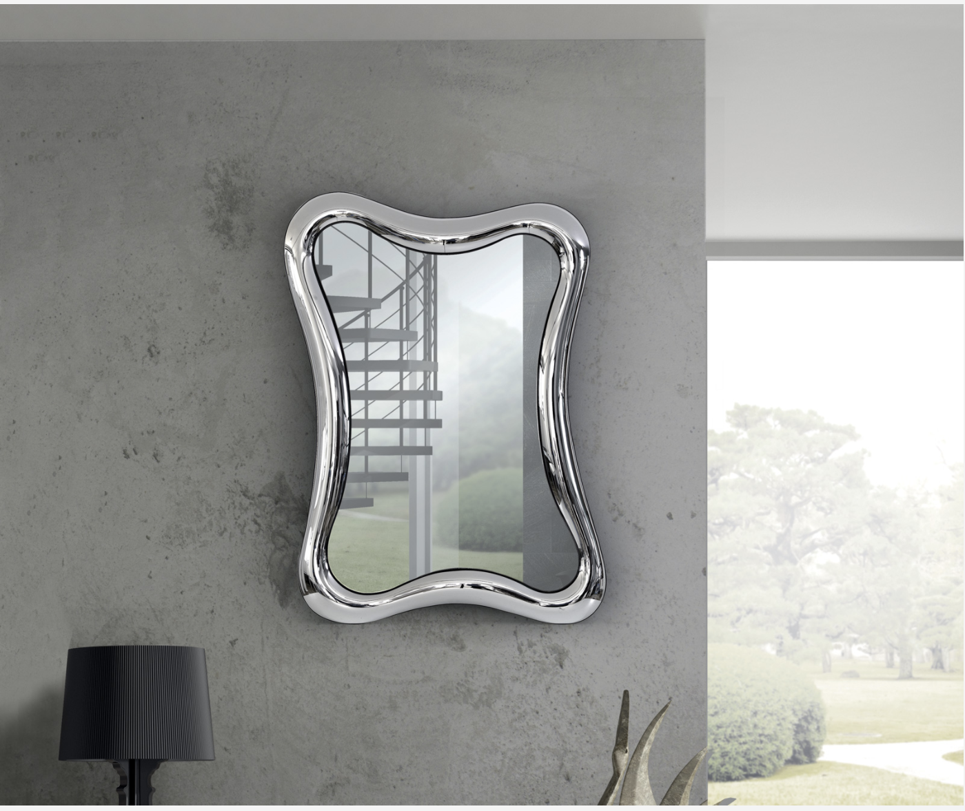 SPECCHIERA ARGENTO  90X120