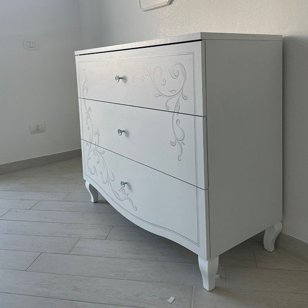 comò contemporaneo serigrafato